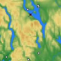 Nearby Forecast Locations - Apelsvoll - Mapa