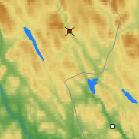 Nearby Forecast Locations - Trysil Vegstasjon - Mapa