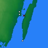 Nearby Forecast Locations - Öland Bridge - Mapa
