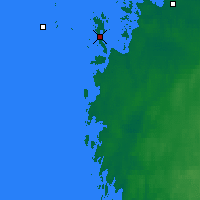 Nearby Forecast Locations - Korsnas Bredskaret - Mapa