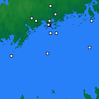 Nearby Forecast Locations - Helsinky - Mapa