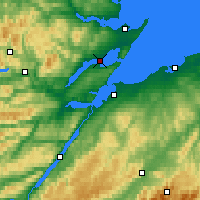 Nearby Forecast Locations - Cromarty - Mapa