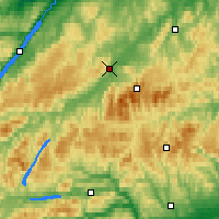 Nearby Forecast Locations - Aviemore - Mapa