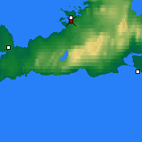 Nearby Forecast Locations - Kópavogur - Mapa