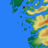 Nearby Forecast Locations - Nuuk - Mapa