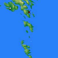 Nearby Forecast Locations - Faerské ostrovy - Mapa