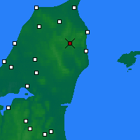 Nearby Forecast Locations - Stenhoj - Mapa