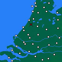 Nearby Forecast Locations - Leiden - Mapa