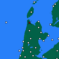 Nearby Forecast Locations - Den Helder - Mapa