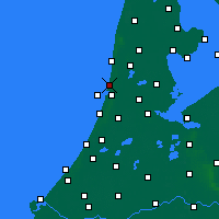 Nearby Forecast Locations - Wijk aan Zee - Mapa