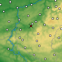 Nearby Forecast Locations - Rochefort - Mapa