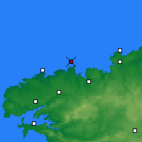 Nearby Forecast Locations - Île de Batz - Mapa