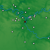 Nearby Forecast Locations - Paříž - Mapa