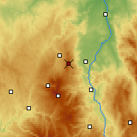 Nearby Forecast Locations - Puy de Dôme - Mapa