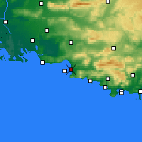 Nearby Forecast Locations - Marseille - Mapa