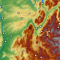 Nearby Forecast Locations - Vercors - Mapa