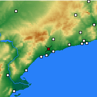 Nearby Forecast Locations - Reus - Mapa