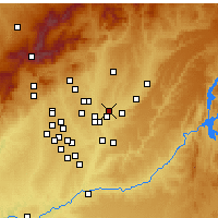 Nearby Forecast Locations - Torrejón de Ardoz - Mapa