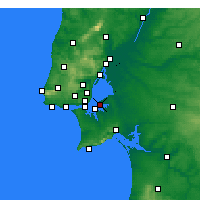 Nearby Forecast Locations - Montijo - Mapa