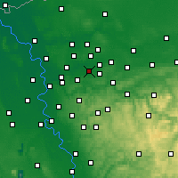 Nearby Forecast Locations - Gelsenkirchen - Mapa
