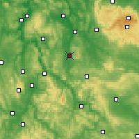 Nearby Forecast Locations - Göttingen - Mapa