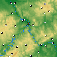 Nearby Forecast Locations - Koblenz - Mapa
