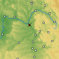 Nearby Forecast Locations - Bamberk - Mapa