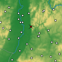 Nearby Forecast Locations - Heidelberg - Mapa