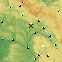 Nearby Forecast Locations - Coburg - Mapa
