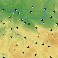 Nearby Forecast Locations - Čáslav - Mapa