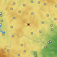 Nearby Forecast Locations - Kostelni - Mapa