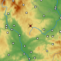 Nearby Forecast Locations - Cervena - Mapa