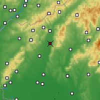 Nearby Forecast Locations - Piešťany - Mapa