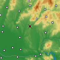 Nearby Forecast Locations - Mochovce - Mapa