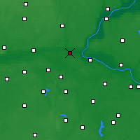 Nearby Forecast Locations - Bydhošť - Mapa