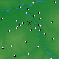Nearby Forecast Locations - Varšava - Mapa