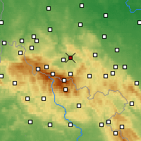 Nearby Forecast Locations - Jelení Hora - Mapa