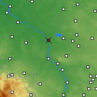 Nearby Forecast Locations - Opolí - Mapa