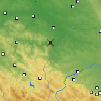 Nearby Forecast Locations - Přemyšl - Mapa