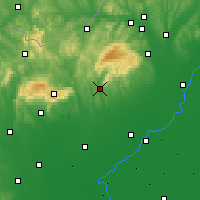 Nearby Forecast Locations - Eger - Mapa