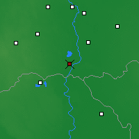 Nearby Forecast Locations - Segedín - Mapa