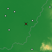 Nearby Forecast Locations - Békéscsaba - Mapa