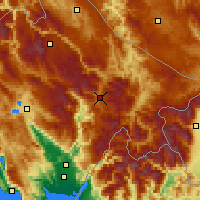 Nearby Forecast Locations - Kolašin - Mapa