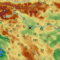 Nearby Forecast Locations - Lublaň - Mapa
