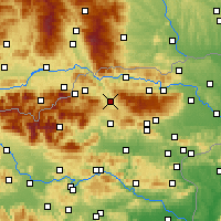 Nearby Forecast Locations - Městská občina Slovenj Gradec - Mapa