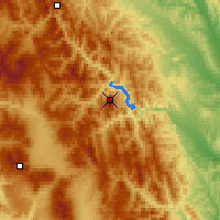 Nearby Forecast Locations - Ceahlau Toaca - Mapa