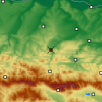 Nearby Forecast Locations - Loveč - Mapa
