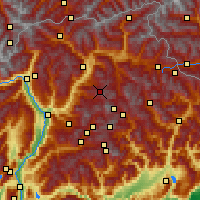 Nearby Forecast Locations - Seiser Alm - Mapa