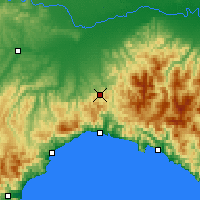 Nearby Forecast Locations - Giovi Pass - Mapa