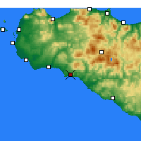 Nearby Forecast Locations - Sciacca - Mapa